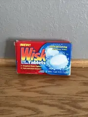 Wisk Dual Action Tablets (2 pods - 1 box) Laundry Detergent Discontinued NEW NOS