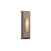 Craftmade Surface Mount Lighted Push Button, Waterfall Edge, Nickel - PB5001-BNK