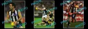 ALAN DIDAK COLLINGWOOD FC SET OF 3 8x6 INCH ACTION PHOTOS
