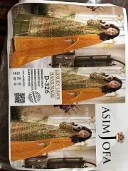 Three piece Pakistani summer weather Extra Large Size Asim Jofa