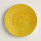 Hermes Soleil d'Hermes Serving Plate 32 cm yellow porcelain dinner New