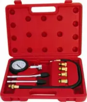 BRAND NEW 8PCS PETROL ENGINE COMPRESSION TESTER KIT HAND AIR TOOL TEST SET