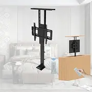 Motorized TV Lift Bracket - Adjustable TV Mount Bracket, TV Motorized Lift for 42-70 Inch TVs, Motorized Tv Mount with Remote Control Can Be Hidden in The Cabinet, Travel Less Than 40 Second