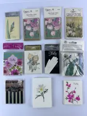 11 sets Vintage Bridge Tally Cards. 8 Unopened NOS. 3 opened. Assorted brands.