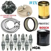 Tune Up Kit Filters Cap Wire Spark Plugs For CHEVROLET G10 VAN V8 5.7L 1970