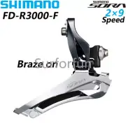 Shimano Sora FD-R3000-F 2x9Speed Brazed-On Front Derailleur