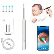 Ear Wax Remover Kit: Wireless HD Ear Endoscope, Camera, Spoon & Pick
