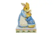 Beatrix Potter by Jim Shore Figurine 15cm Mrs Rabbit & Peter Rabbit, Whitehill 6010686