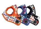 Puppia Choke Free Dog Harness -VEST- RETRO FLOWERS - BLOSSOM - Pick Size/Color