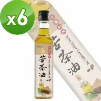 在飛比找Yahoo奇摩購物中心優惠-樸優樂活 冷壓初榨苦茶油(250ml/瓶)X6件組