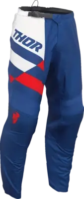 Thor 24 Sector Checker Pants 34 Navy/Red 2901-11019
