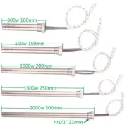 Tubular Heater 220V Cartridge Durable Thread Immersion Water Heating Element