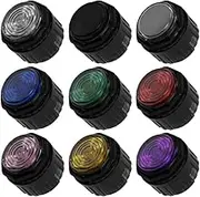 Gamerfinger Mechanical Button HBFS-24-SCREW BLACK 24mm with Cherry Switches for Fightbox Hitbox Snackbox (10PCS Yellow)