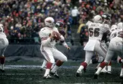Quarterback Jim Hart St Louis Cardinals drops back to pass v the - 1974 Photo 2