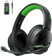 acer 2.4GHz Flex Wireless Gaming Headset | Non-Stop 100H Battery | Dynamic 50mm Drivers | Clear Voice Mic | Bluetooth5.3, 3.5mm | Gaming Headphones for PC, Meeting, Music, PS4 Headset& PS5 Headset