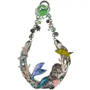 KIRKS FOLLY Protected by Mermaids Ornament prototype OOAK - silvertone