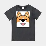 T365 MIT 親子裝 T恤 童裝 情侶裝 T-SHIRT 短T 慵懶 趴趴 狗狗 汪星人 毛小孩 DOG 柯基