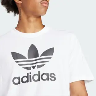 Adidas Trefoil T-Shirt IV5353 男 短袖 上衣 T恤 運動 經典 三葉草 基本款 白