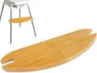 Bamboo High Chair Foot Rest Accessories for IKEA Antilop Adjustable Footrest