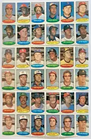 1974 TOPPS STAMPS SET TEST ISSUE 24 SHEETS 288 STAMPS MASTER SET ROSE AARON RYAN