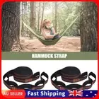2pcs Hammock Strap Outdoor Camping Tree Hanging Load Bearing Rope (Orange) AU