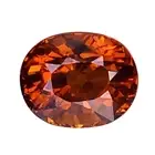 3.40Cts Brown natural mali garnet oval cut loose gemstones
