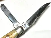 Case XX USA 6207 Amber Bone mini trapper folding knife, nos iob circa 2014 65mm