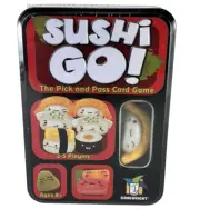 Gamewright Sushi Go! Pick & Pass Card Game in Metal Tin #4249 BRAND NEW & SEALED
