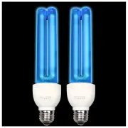 BAIMNOCM 2 Pack UV Light Bulb with Ozone 25 Watt UVC Bulb 185nm/254nm E26 2 C...
