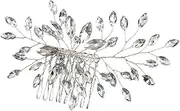 [Baluue] Hair Styling Pins Wedding Rhinestone Hair Comb Decorative Hair Combs for Women Hair Accessories for Fine Hair