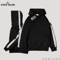 在飛比找蝦皮購物優惠-連帽衫 Stone Island x SUPREME 條紋高