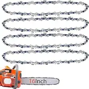 O-CONN 4 Pack Stihl Chainsaw Chain 16 Inch 3/8" LP Pitch, .043'' Gauge, 55 Drive Links Fits Stihl 61PMM355, MS 170, MS 171, MS 180 C, Oregon 90PX055G and more