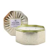 Voluspa 3 Wick Octagon Tin Candle - Blond Tabac 340g/12oz
