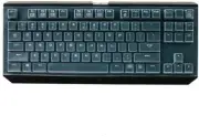 Clear Silicone Keyboard Cover For Razer BlackWidow Tournament Chroma V2 87 keys