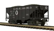 O-Gauge - MTH Keystone Coal & Coke 2-Bay Fish Belly Hopper w/ Coal Load 20-97395