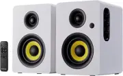 SW206 80W Dual-Mode Bookshelf Speakers - Studio Monitor and Hifi Mode - 4Inch Ca
