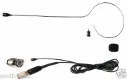 Black Pro Headset Microphone Mic For Audio-Technica Hirose 4Pin Detachable Plug