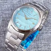 Pilot 36mm 200M Waterproof Sapphire NH35 Dive Men Watch Sand Dial Silver Index