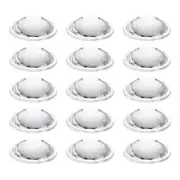 Diameter 32mm Flat Convex Lens, 15 Pcs Height 8mm Flashlight Optical Lens
