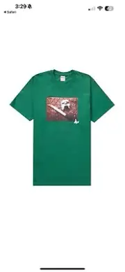 Supreme X Mf Doom Tee LT Pine FW23 Size Large T-shirt Brand new In Package