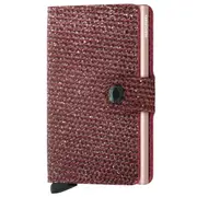 Secrid Miniwallet Compact RFID Wallet - Sparkle Red