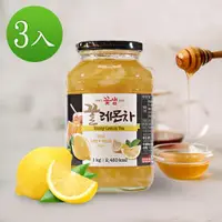 在飛比找ETMall東森購物網優惠-【韓味不二】3罐組-花泉蜂蜜檸檬茶1kg-韓國進口