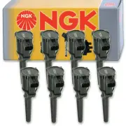 8 pcs NGK Ignition Coil for 2003-2004 Mercury Marauder 4.6L V8 - Spark Plug qc