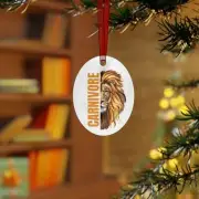 Carnivore Christmas Ornament for Carnivore Diet gifts for Christmas presents