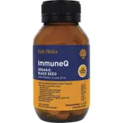 Hab Shifa ImmuneQ Organic Black Seed | 120 tablets