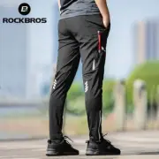 Cycling Pants Reflective Trousers - Breathable Polyester Spandex Elastic Waist