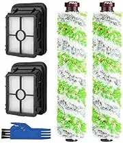 ZLiT Replacement Roll Bruch Filter Part for Bissell CrossWave Pet 2306 1785 Series Brush Roller Filter Kit (ABS)
