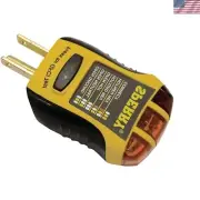 Compact GFCI Outlet Tester with 7 Indicator Lights and Limited Lifetime Warranty