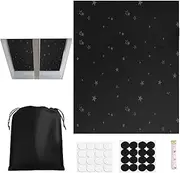 Blackout Blinds | Temporary Window Cover | Punch Free Temporary Blinds Curtains Sunshade Blackout Shade for Dormitory, Room, Apartments, Bedroom Borato