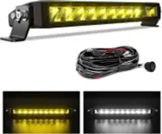 4WDKING Slim LED Light Bar for Truck Patented Screwless 12 inch 150W